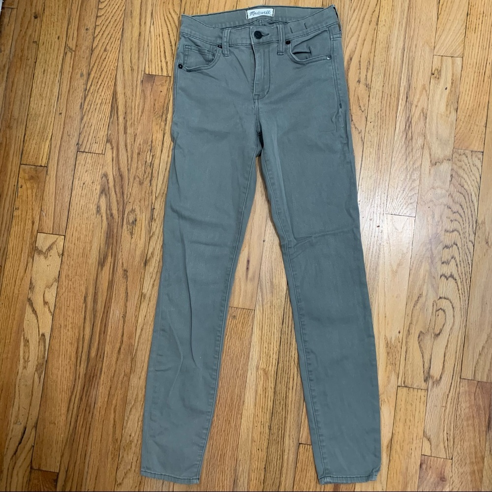 Madewell high riser skinny jeans